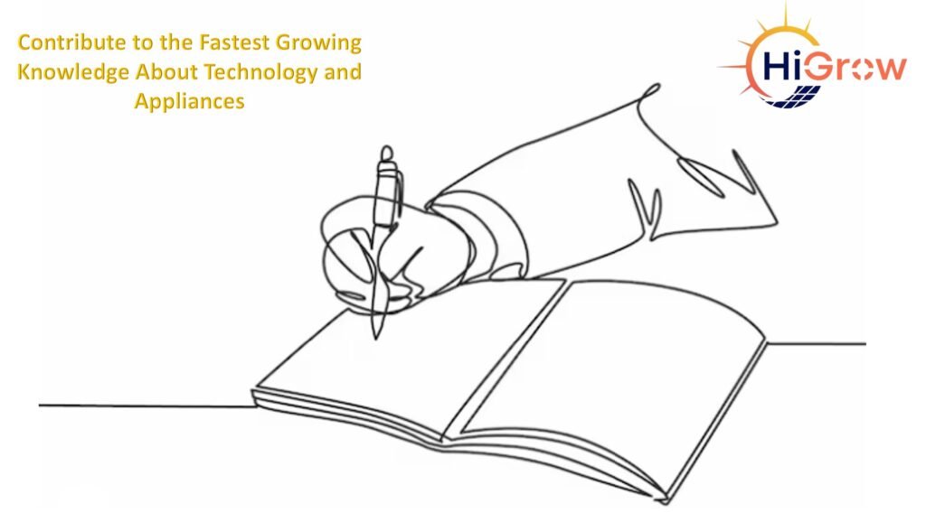 Write for Us– Contribute to HiGrow Knowledge Hub 1 Write for us at Higrowtech.com. We accept technology related articles for higrow knowledge hub and the writer gets visibility through free backlink and guest posting.